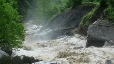 Artvin'de Şiddetli Sağanak: Dere Taştı, Yol Kapandı, Turistler Kurtarıldı