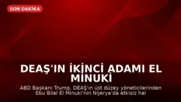 DEAŞ'ın İkinci Adamı El Minuki Nijerya'da Etkisiz Hale Getirildi