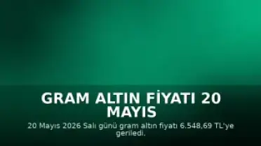 Gram Altın Fiyatı 20 Mayıs 2026'da Güncellendi