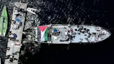 Küresel Sumud Filosu Gazze'ye Hareket Etti