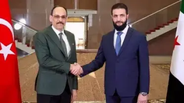 MİT Başkanı İbrahim Kalın Şam'da Suriye Devlet Başkanı Ahmed eş-Şara ile Görüştü