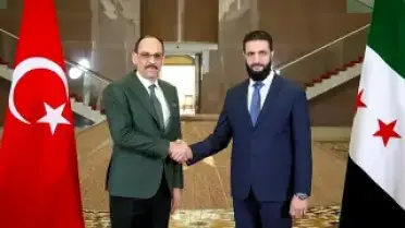 MİT Başkanı İbrahim Kalın, Suriye'de Ahmed eş-Şara ile Görüştü