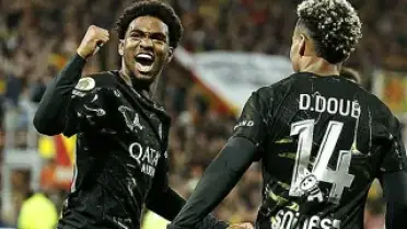 Paris Saint-Germain, Lens'i 2-0 Yenerek Şampiyon Oldu