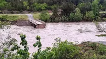 Tokat'ta Barajlardan Salınan Su Nedeniyle Köprüde Kayma Meydana Geldi