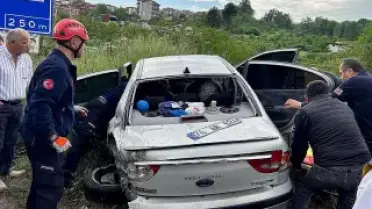 Zonguldak'ta Trafik Kazası: 5 Yaralı