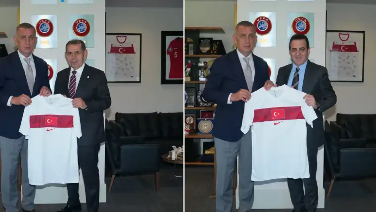 Galatasaray Başkanı Dursun Özbek'ten TFF'ye Ziyaret