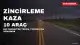 Sultangazi'de Zincirleme Kaza: 10 Araç Birbirine Girdi, Yaralılar Var