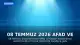 08 Temmuz 2026 AFAD ve Kandilli Verileriyle Son Depremler