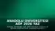 Anadolu Üniversitesi AÖF 2026 Yaz Okulu Sınav Tarihi ve Kayıt Süreçleri Hakkında Bilgilendirme