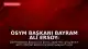 ÖSYM Başkanı Bayram Ali Ersoy: "2026-YKS sonuçları açıklandı"