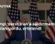 Trump: İran'a planlanan saldırı ertelendi