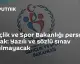 Gençlik ve Spor Bakanlığı Personel Alımı Yapacak