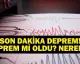17 Mayıs'ta Sivas'ta Deprem: 2.3 Şiddetinde Sarsıntı