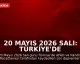 20 Mayıs 2026 Salı: Türkiye'de Meydana Gelen Son Depremler