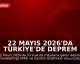 22 Mayıs 2026'da Türkiye'de Deprem Hareketliliği: AFAD ve Kandilli Son Depremleri Duyurdu