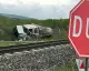 Kamyonete çarpan tren: 1 ölü, 3 yaralı