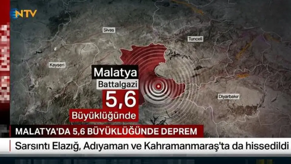 Malatya'da 5.6 Büyüklüğünde Deprem: Can Kaybı ve Yaralı Bildirilmedi
