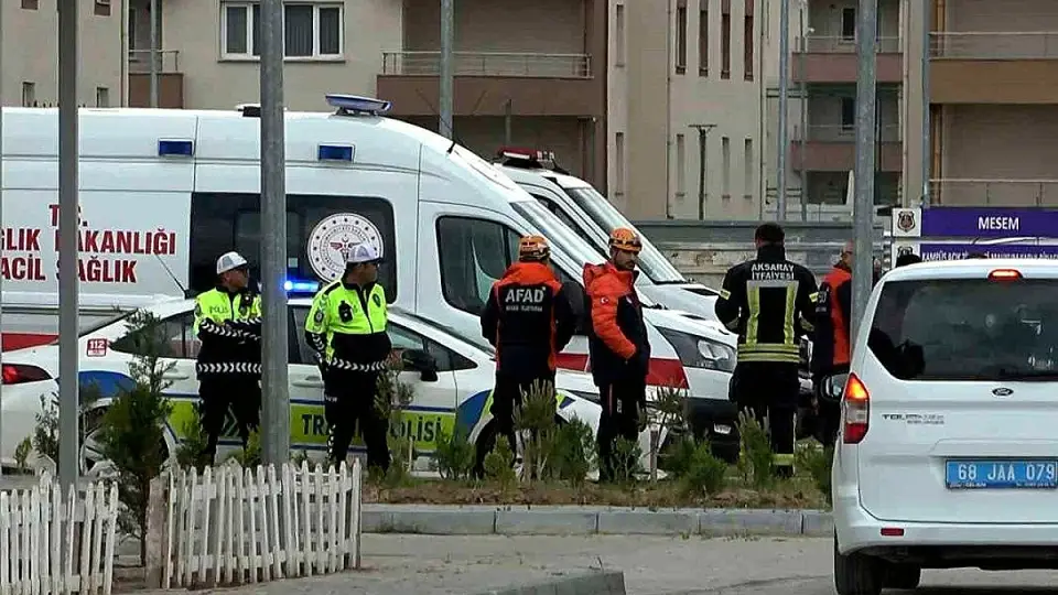 Aksaray'da Cezaevinde Tatbikat Düzenlendi