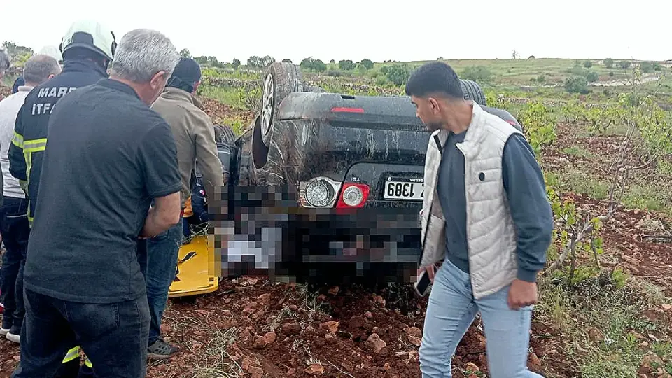 Mardin'de Takla Atan Otomobilde 1 Kişi Hayatını Kaybetti, 2 Kişi Yaralandı
