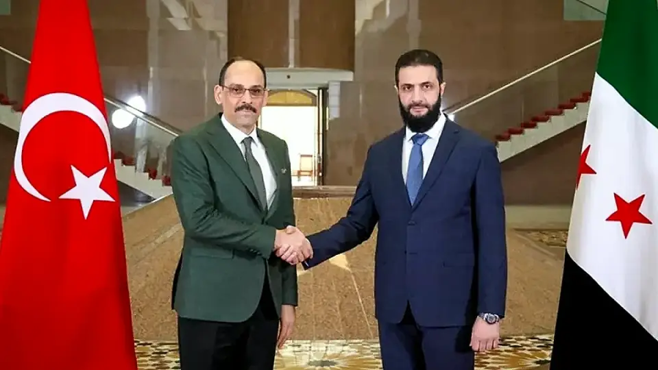 MİT Başkanı İbrahim Kalın, Suriye'de Ahmed eş-Şara ile Görüştü