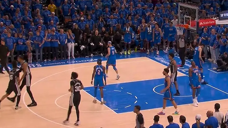 NBA Play-off Eşleşmesinde Spurs, Thunder'ı Uzatmada Mağlup Etti