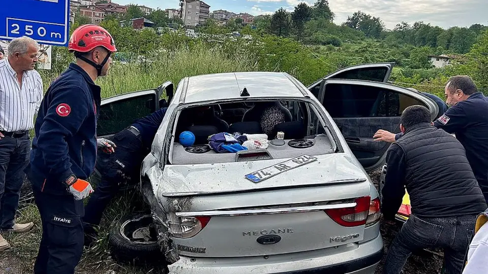 Zonguldak'ta Trafik Kazası: 5 Yaralı
