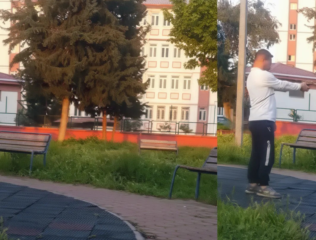 Parkta Oyuncak Silahla Atış Talimi Yaptırıldı
