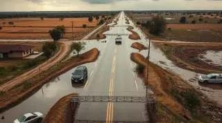 Güney Afrika'da Şiddetli Sel: Yollar Sular Altında Kaldı, Ulaşım Kesildi