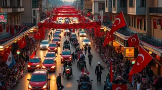 Mardin'de Çifte Şampiyonluk Kutlaması