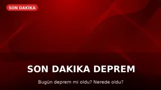 AFAD Son Depremler: 13 Mayıs 2026 Tarihinde Türkiye'de Meydana Gelen Depremler