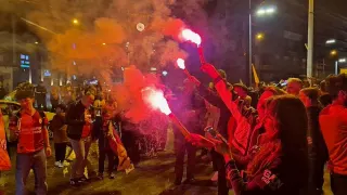 Galatasaray Taraftarlarından Şampiyonluk Kutlaması