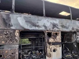 İzmir'den İstanbul'a Giden Otobüs Alev Aldı