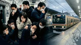 Japonya'da Trende Gizemli Koku Paniği: 10 Kişi Hastaneye Kaldırıldı