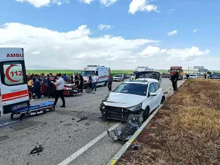 Konya'da Trafik Kazası: 5 Yaralı