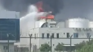 Mersin'deki Biyodizel Üretim Tesisinde Yangın