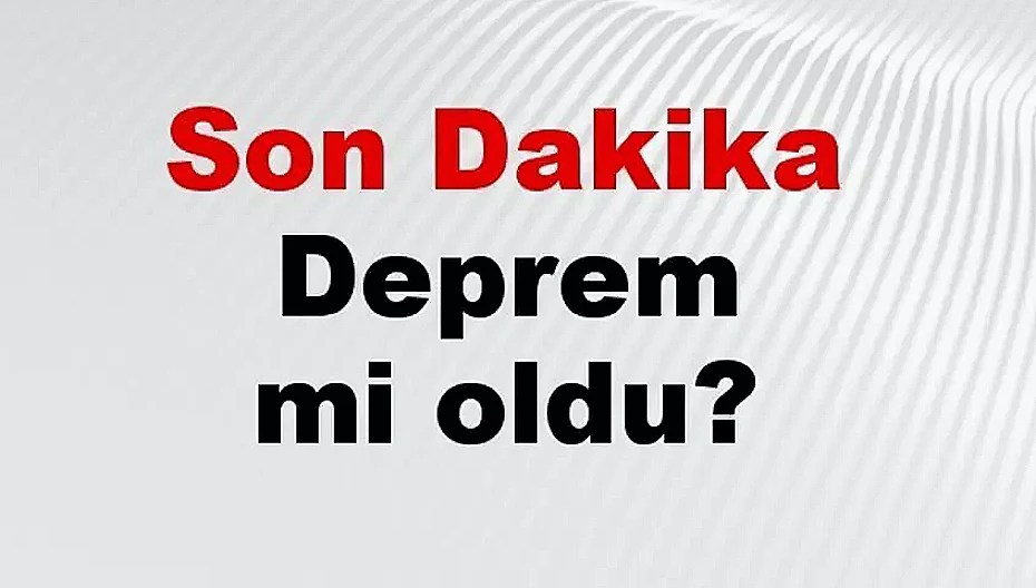 Muğla'da Deprem: Datça'da 3.6 Büyüklüğünde Sarsıntı
