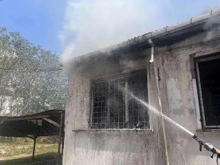 Tekirdağ'da Tartışma Sonrası Evini Ateşe Verdi