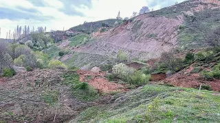 Tokat'ta Heyelan Güvenlik Kamerasına Yansıdı